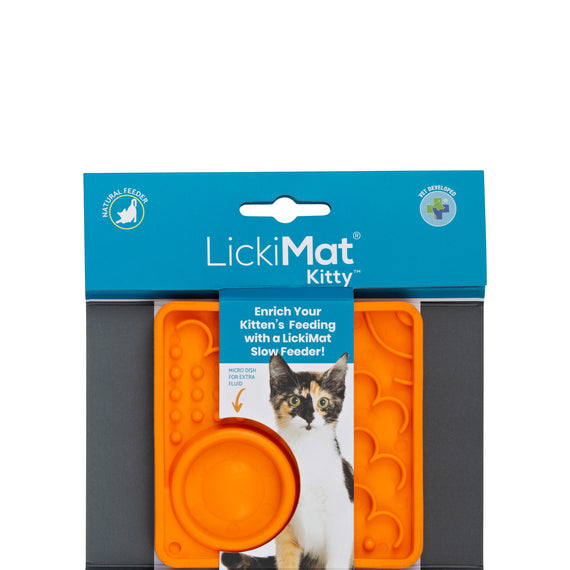 LickiMat Classic Kitty - Orange