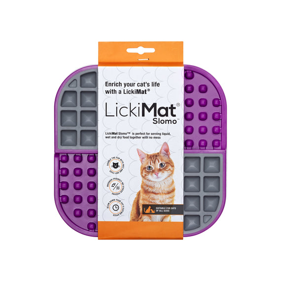 LickiMat Slomo Cat - Purple