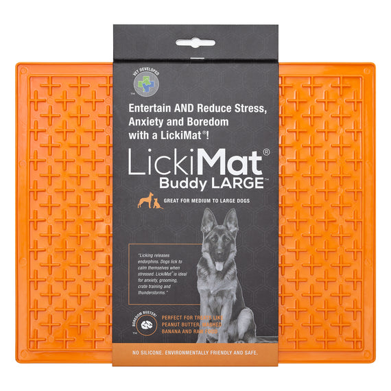Lickimat Buddy Treat Mat For Dogs & Cats (DIFFICULTY LEVEL MEDIUM)
