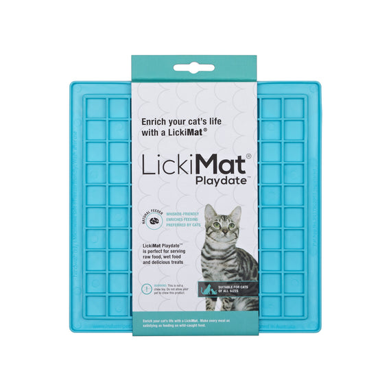 LickiMat ® Classic Playdate ™ Cat - Turquoise