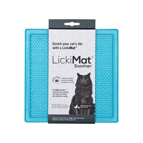 LickiMat ® Classic Soother ™ Cat - Turquoise